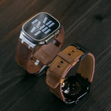 Correa de cuero AP para Apple Watch