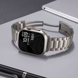 Men's Titanium Apple Watch Band – Premium Design with Everyday Durability
