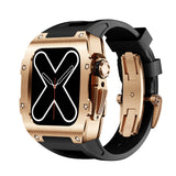 Carcasa Metálica Premium para Apple Watch – Acabado Oro RM 9009