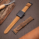Correa de piel clásica para Apple Watch para hombre – Diseño atemporal y elegante