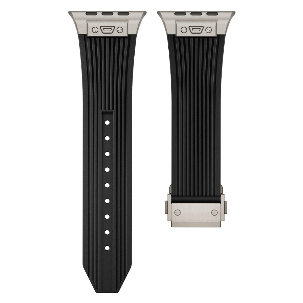 Executive Silicone Apple Watch Band – Premium Design