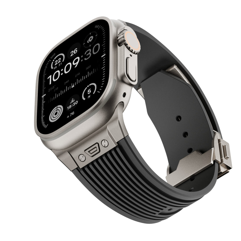 Executive Silicone Apple Watch Band – Premium Design