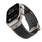 Executive Silicone Apple Watch Band – Premium Design