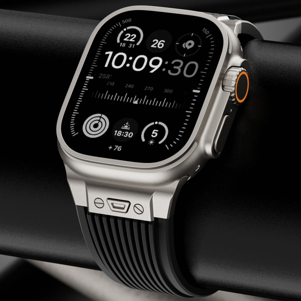 Executive Silicone Apple Watch Band – Premium Design
