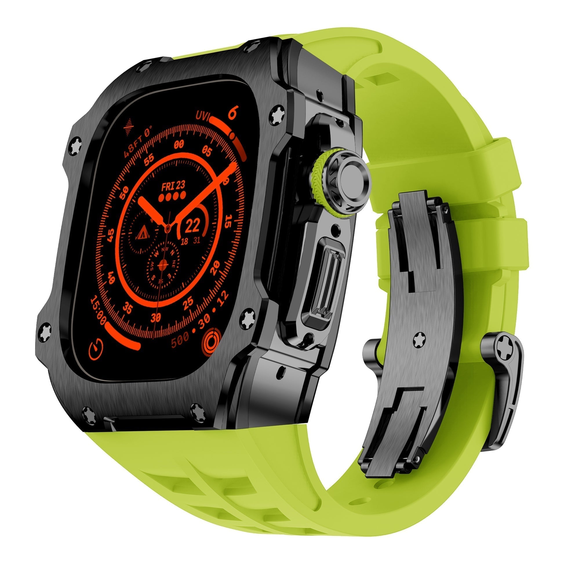 Apple Watch Ultra Black Stainless Steel Case – RM7015 Dark Vanguard