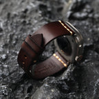 Men’s Apple Watch Leather Strap – Full-Grain Style with Affordable Luxury