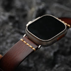 Men’s Apple Watch Leather Strap – Full-Grain Style with Affordable Luxury