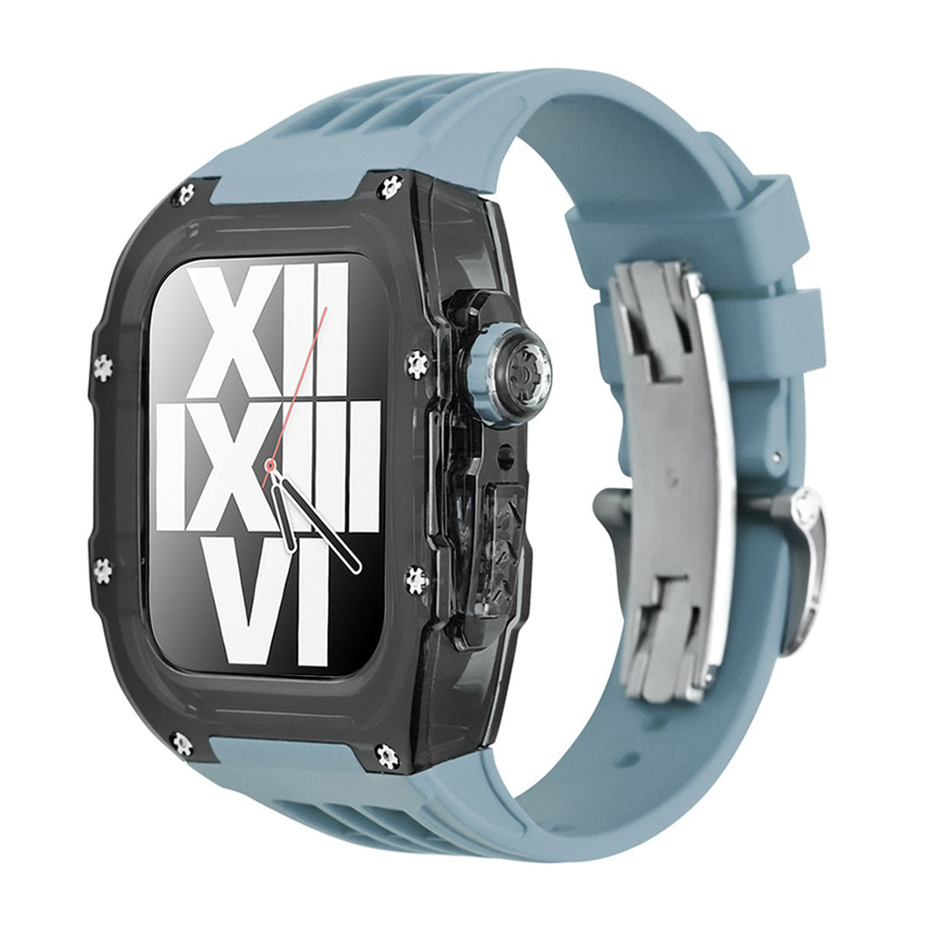Protective Apple Watch Case Kit with Fluororubber Strap – RM V30 Glacier