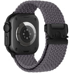 Braided Nylon Apple Watch Band with Parachute Buckle