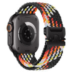 Braided Nylon Apple Watch Band with Parachute Buckle