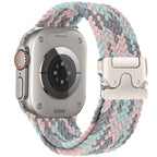 Braided Nylon Apple Watch Band with Parachute Buckle