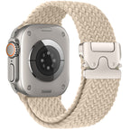 Braided Nylon Apple Watch Band with Parachute Buckle