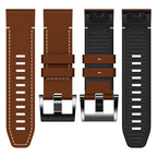 Garmin QuickFit Rubber With Leather Band