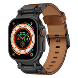 Apple Watch Premium Leather Band – Rugged Explorer Design