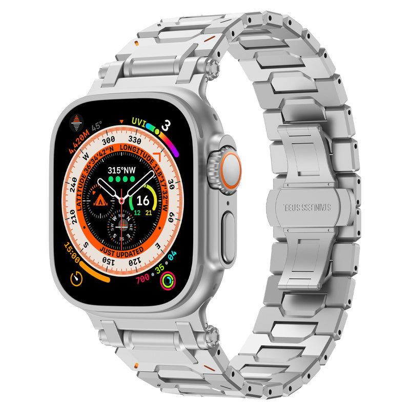Stainless Steel Band for Apple Watch Ultra 49mm – Explorer Premium Style