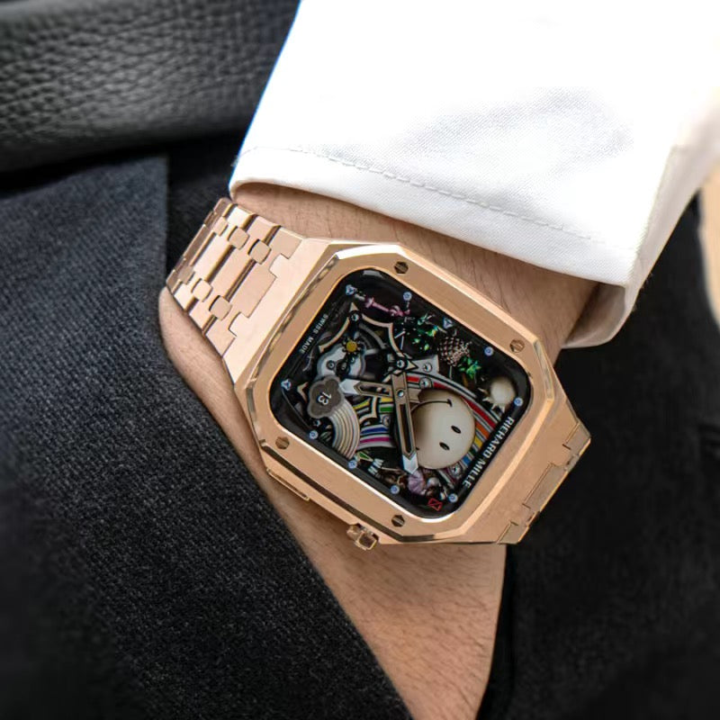 Braided Magnetic Band for Apple Watch – Stainless Steel and Secure Fit