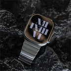 Premium Men’s Apple Watch Stainless Steel Band – Elegant Butterfly Buckle
