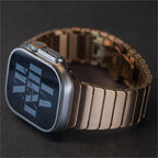Premium Men’s Apple Watch Stainless Steel Band – Elegant Butterfly Buckle