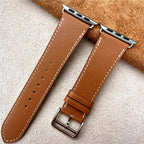 Premium Barenia Leather Apple Watch Band – Classic Style and Comfort