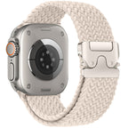 Braided Nylon Apple Watch Band with Parachute Buckle