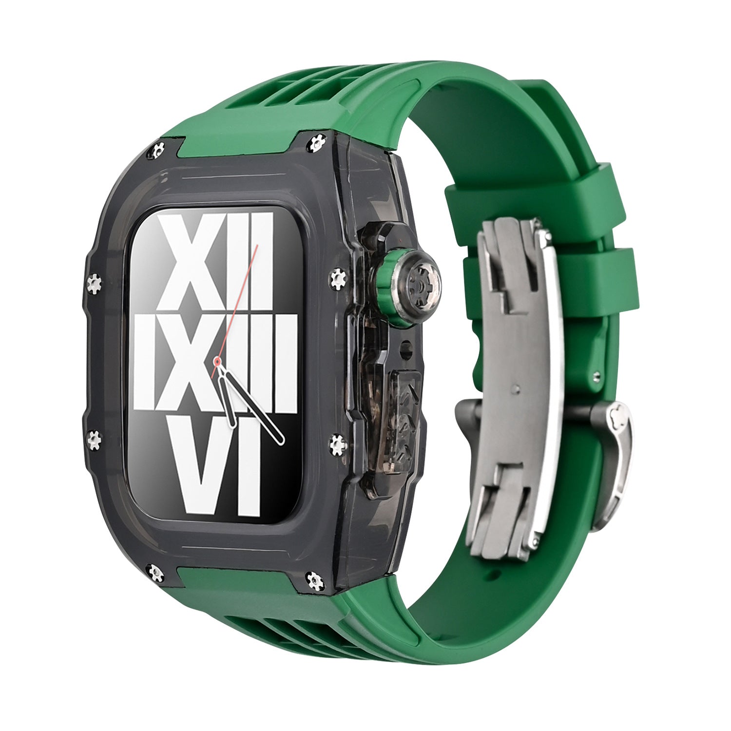 Protective Apple Watch Case Kit with Fluororubber Strap – RM V30 Glacier