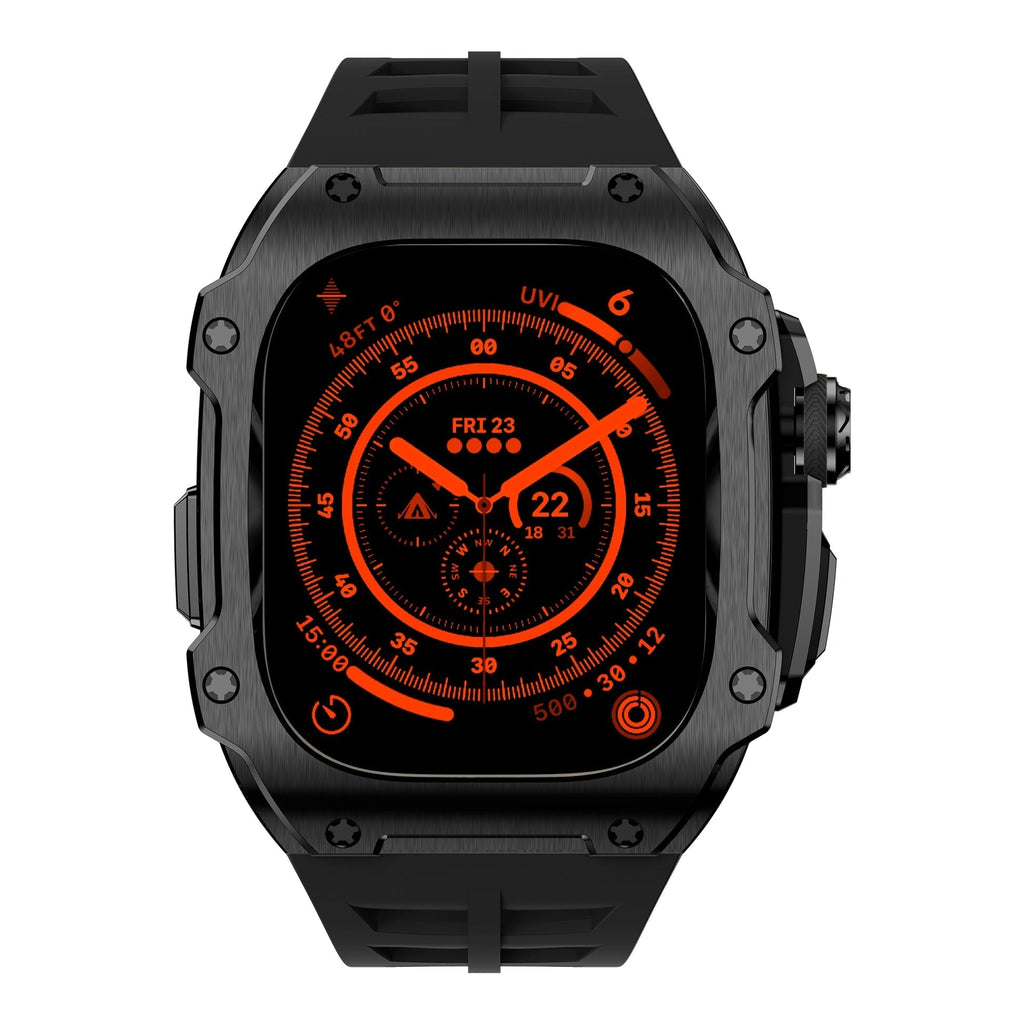 Apple Watch Ultra Black Stainless Steel Case – RM7015 Dark Vanguard
