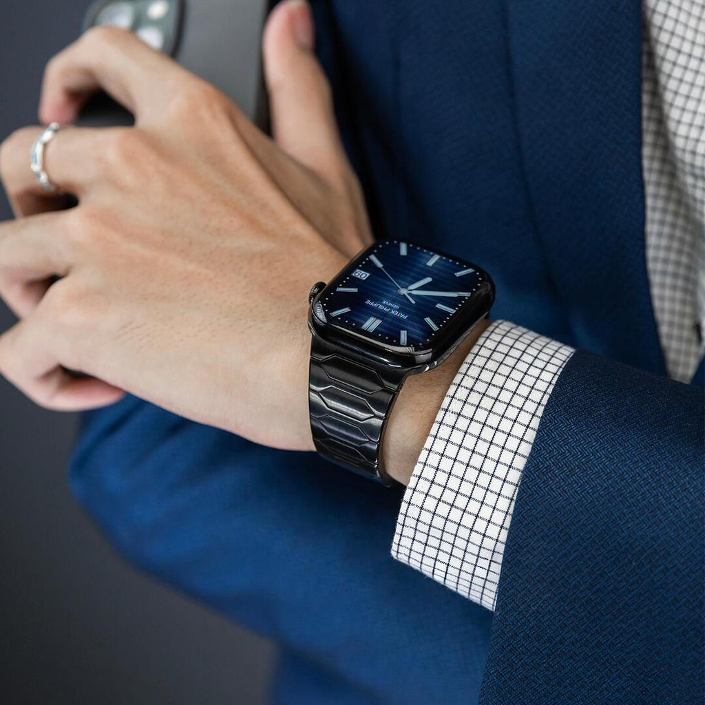 Elegant Stainless Steel Band for Apple Watch – Discreet Luxury Style