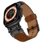 Apple Watch Premium Leather Band – Rugged Explorer Design