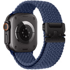 Braided Nylon Apple Watch Band with Parachute Buckle