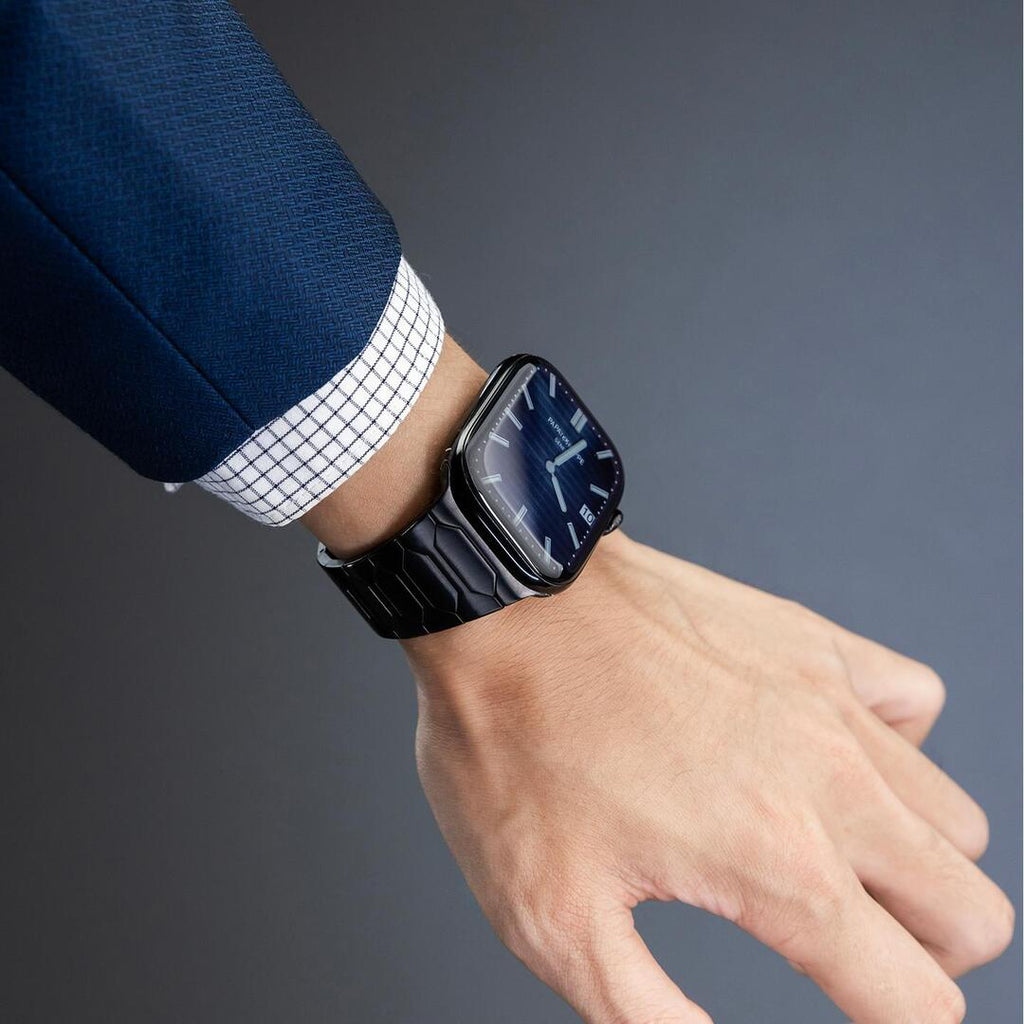 Elegant Stainless Steel Band for Apple Watch – Discreet Luxury Style
