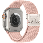 Braided Nylon Apple Watch Band with Parachute Buckle