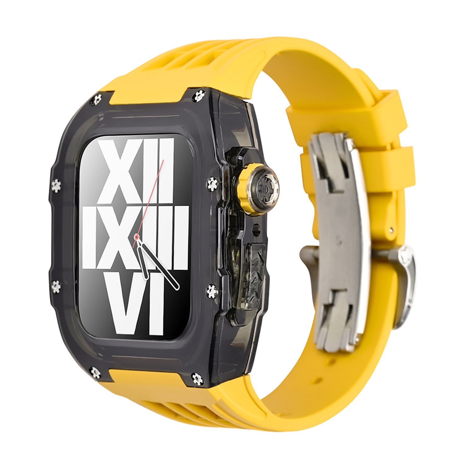 Protective Apple Watch Case Kit with Fluororubber Strap – RM V30 Glacier