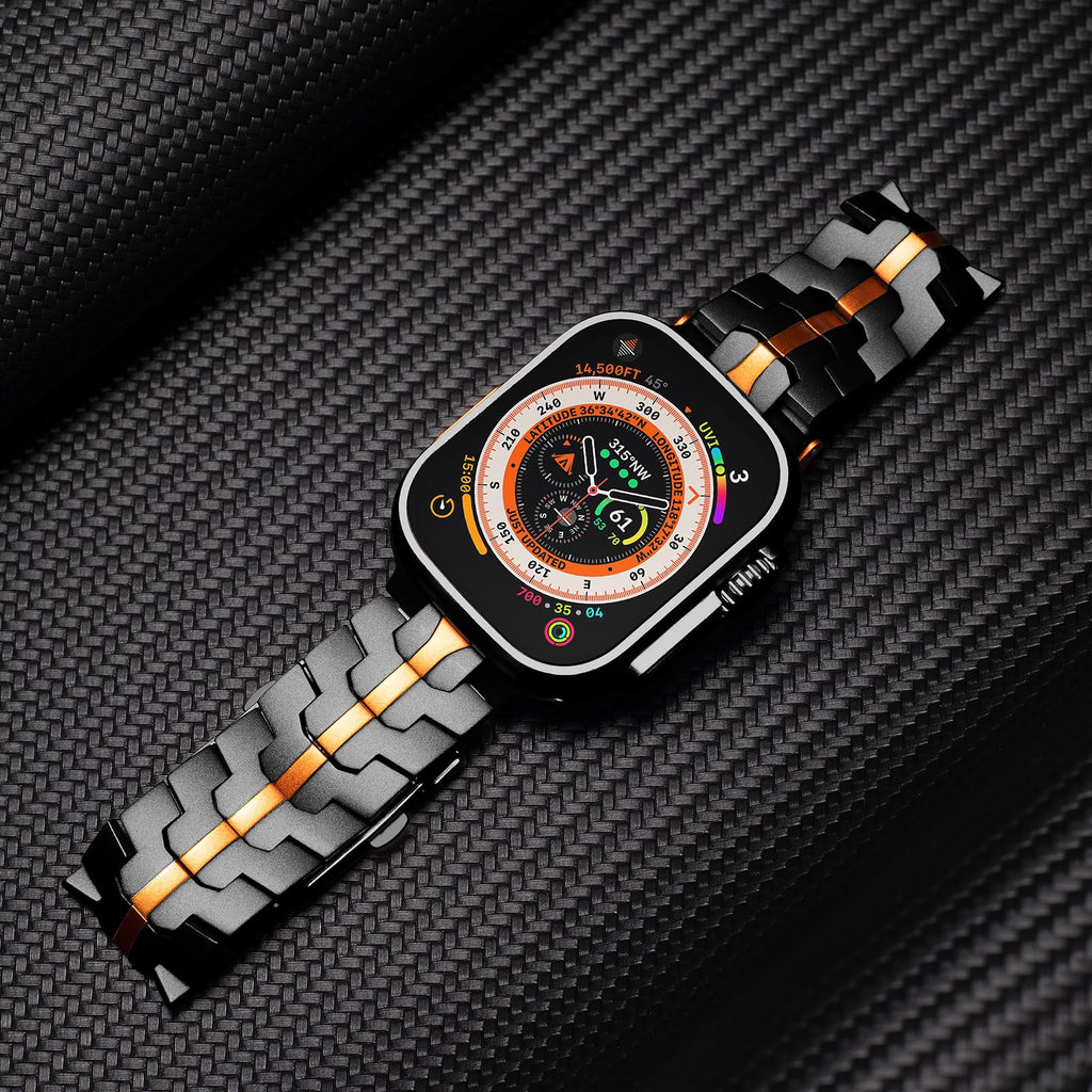 Men’s Apple Watch Titanium Band – Durable Build with Refined Finish