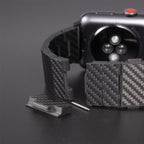 Premium Carbon Fiber Apple Watch Strap for Men – Sporty and Refined Style
