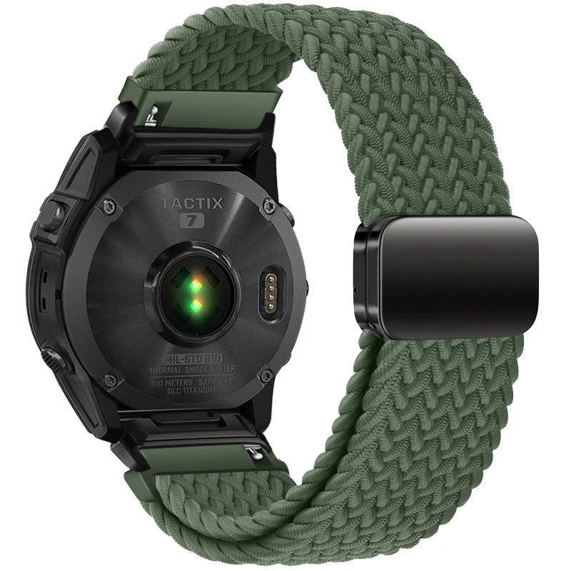 Garmin QuickFit Nylon Strap with Magnetic Buckle – Premium Adjustable Fit