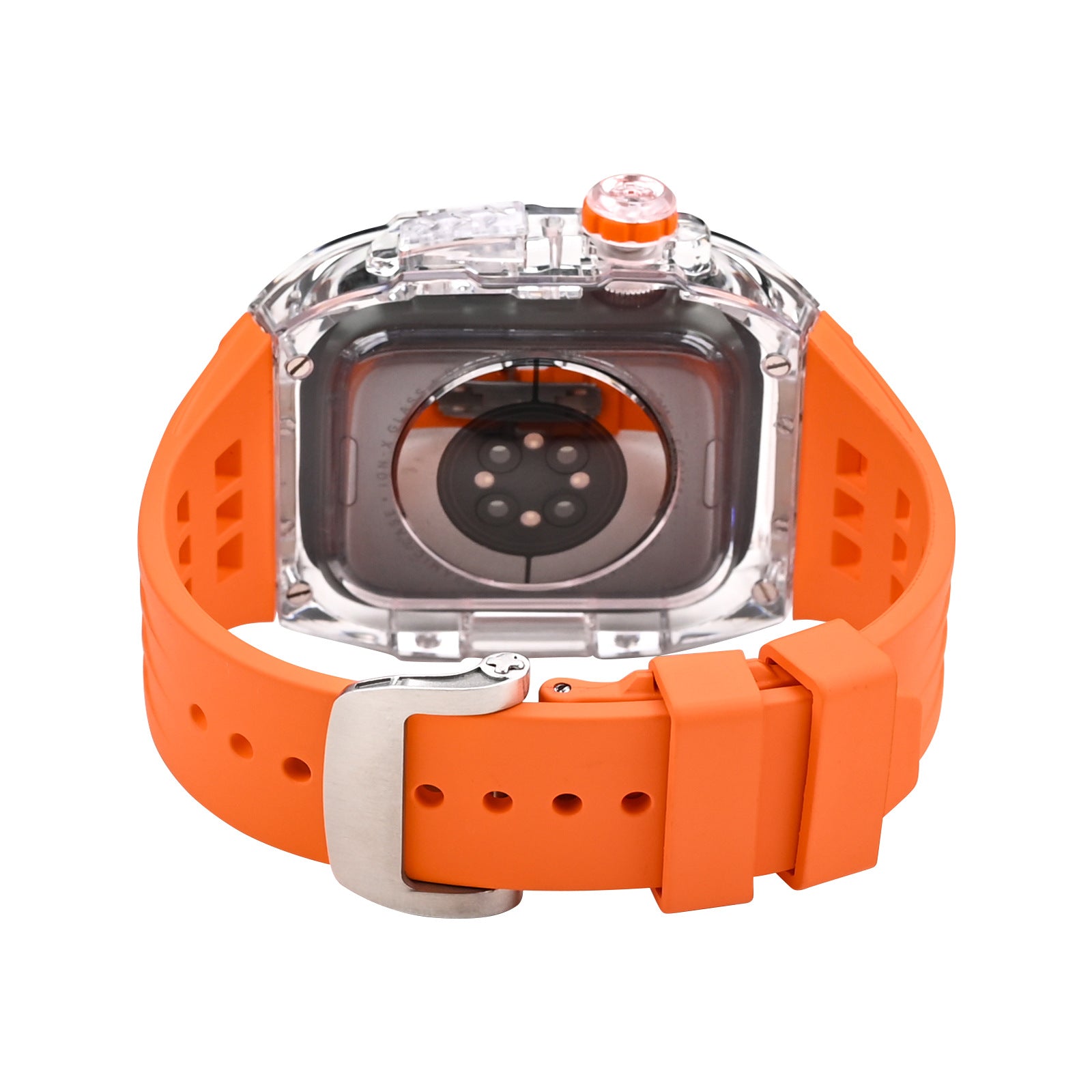 Protective Apple Watch Case Kit with Fluororubber Strap – RM V30 Glacier