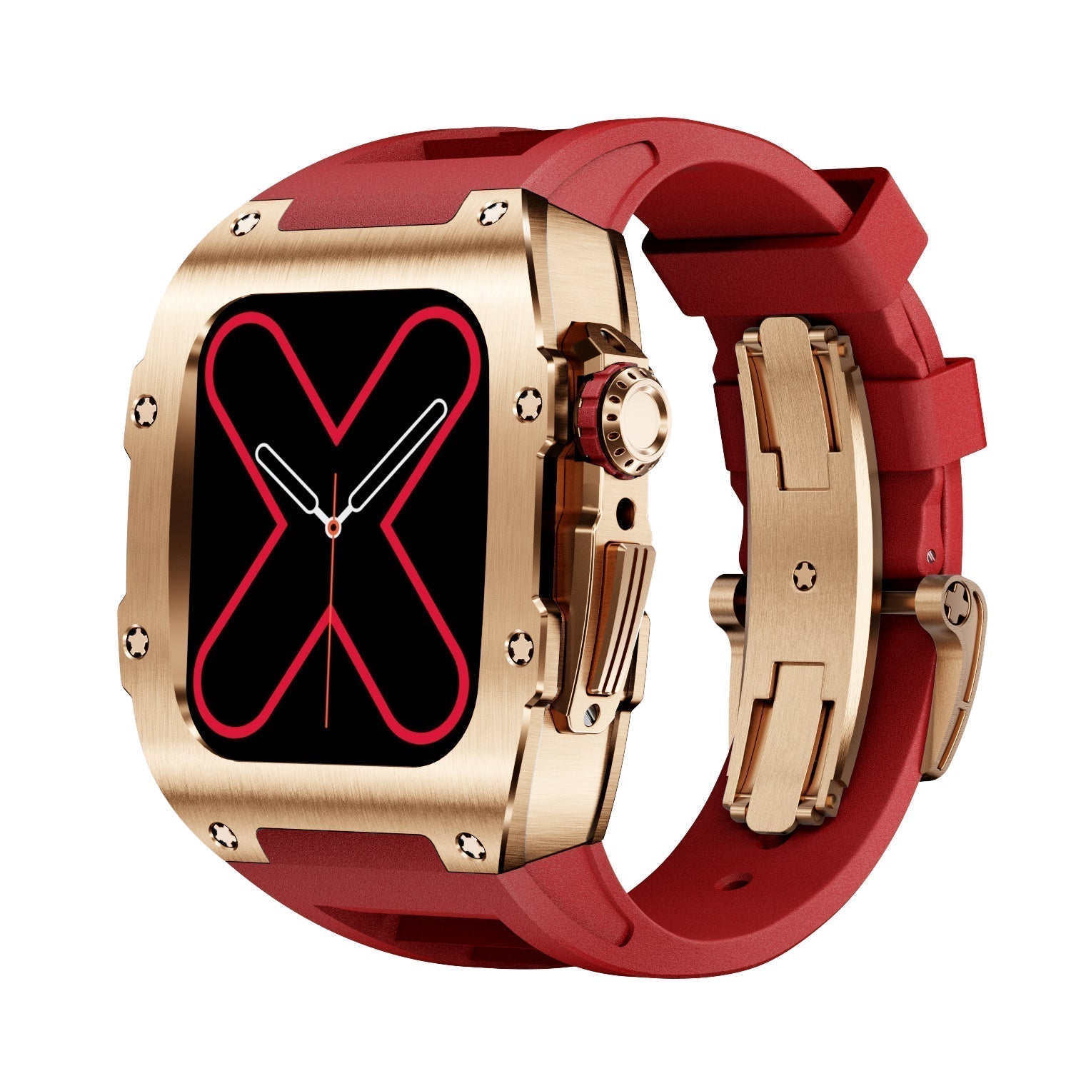Premium Metal Case for Apple Watch – RM 9009 Gold Finish