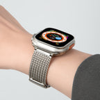 Men’s Magnetic Braided Steel Band for Apple Watch