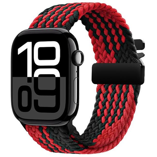 Braided Nylon Apple Watch Band with Parachute Buckle