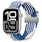 Braided Nylon Apple Watch Band with Parachute Buckle