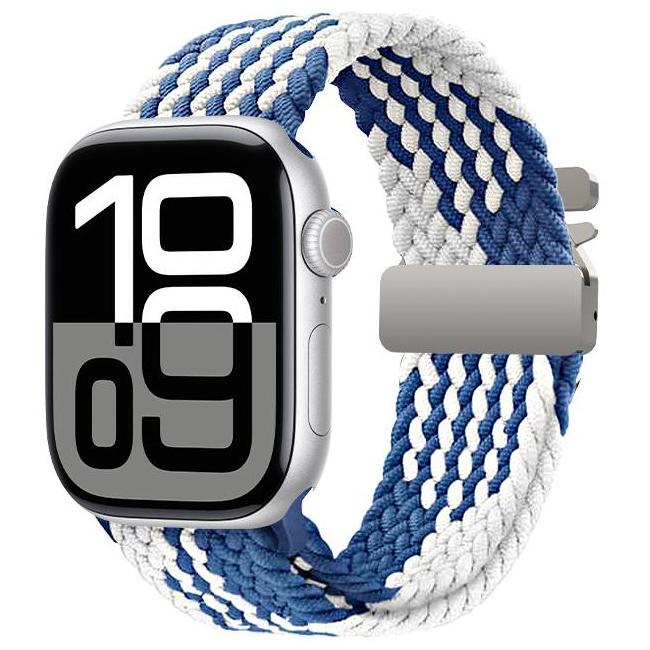 Braided Nylon Apple Watch Band with Parachute Buckle