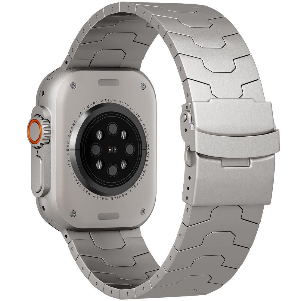 Premium Titanium Apple Watch Ultra Band – Lightweight & Magnetic Fit