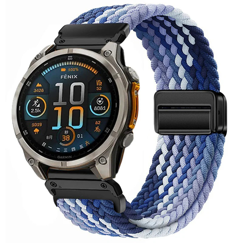 Garmin QuickFit Nylon Strap with Magnetic Buckle – Premium Adjustable Fit