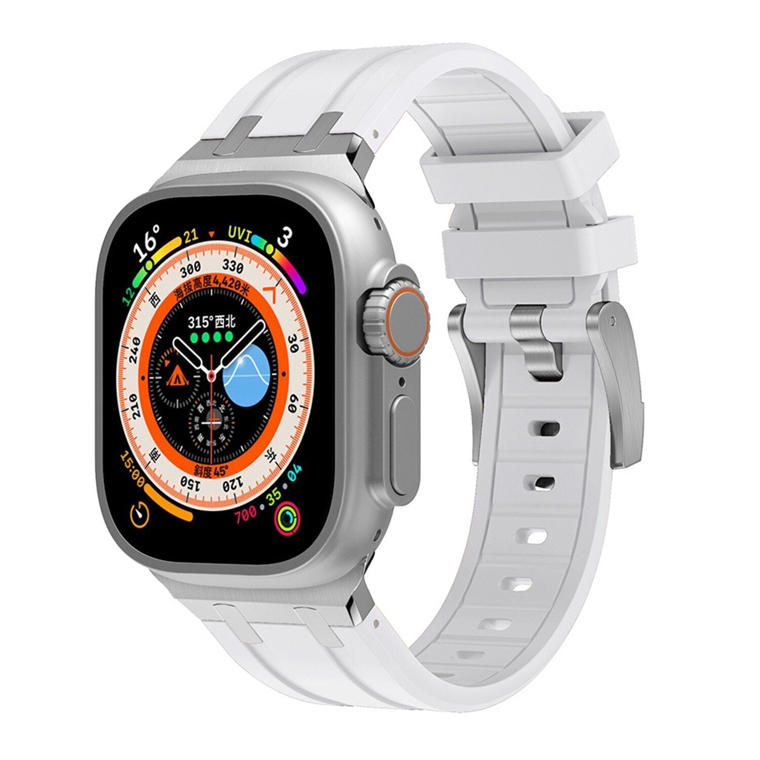 Elegant Sport Apple Watch Band – Premium Silicone Secure Fit