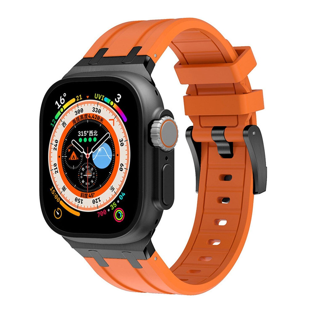 Elegant Sport Apple Watch Band – Premium Silicone Secure Fit