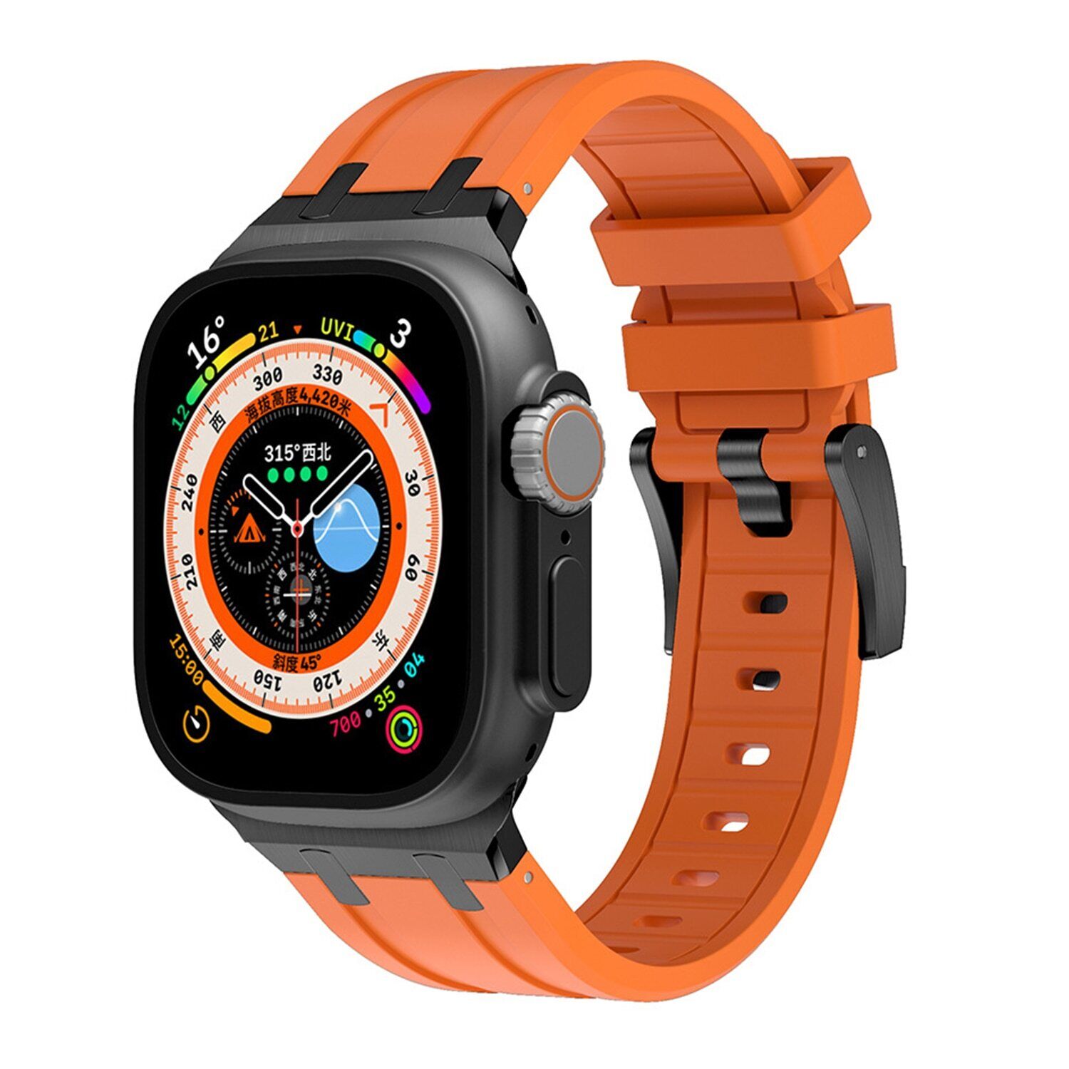 Elegant Sport Apple Watch Band – Premium Silicone Secure Fit