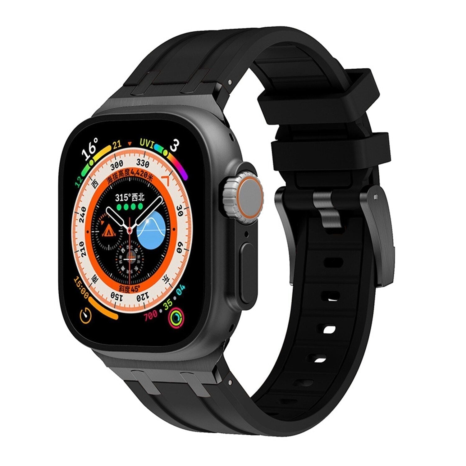 Elegant Sport Apple Watch Band – Premium Silicone Secure Fit