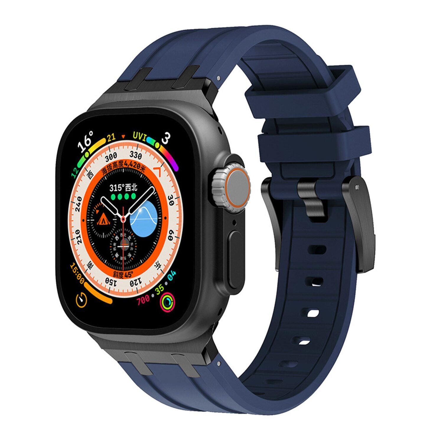 Elegant Sport Apple Watch Band – Premium Silicone Secure Fit