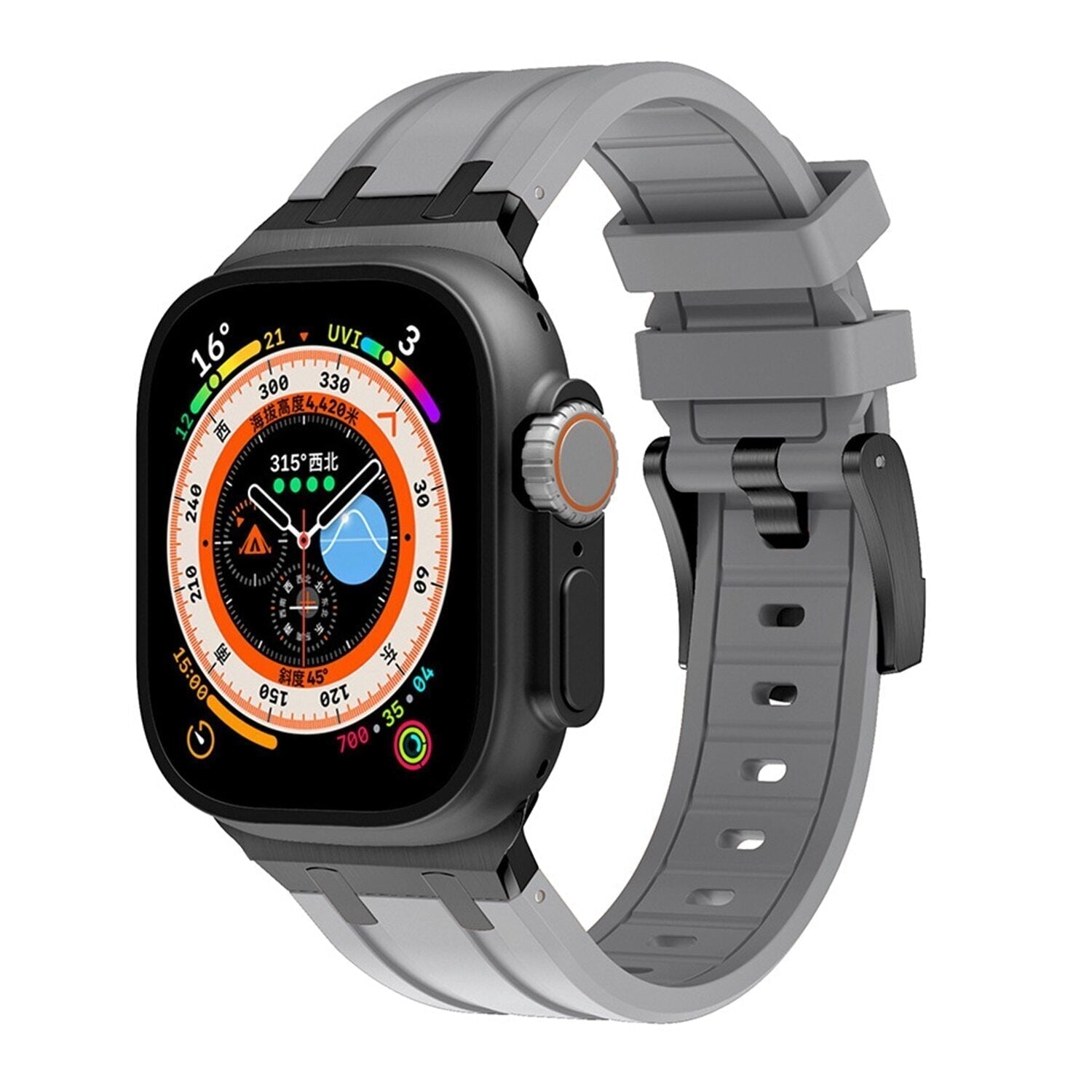 Elegant Sport Apple Watch Band – Premium Silicone Secure Fit