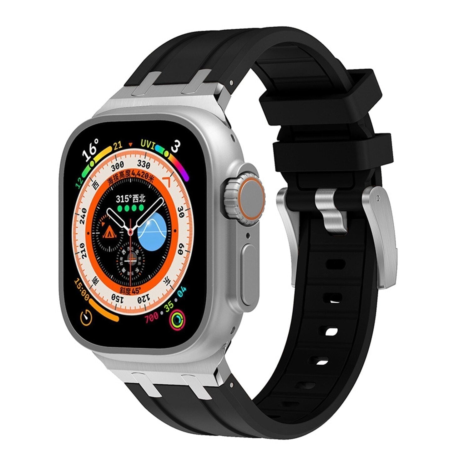 Elegant Sport Apple Watch Band – Premium Silicone Secure Fit